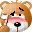 >:)